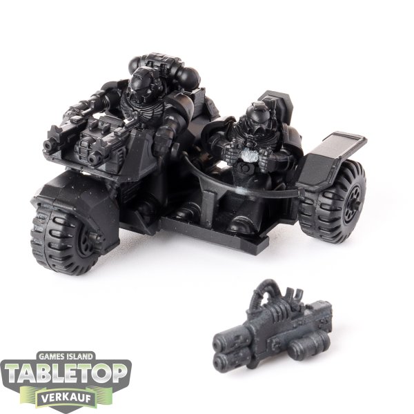 Space Marines - Attack Bike klassisch - teilweise bemalt