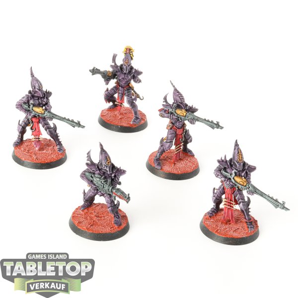 Drukhari - 5 x Kabalite Warriors - bemalt