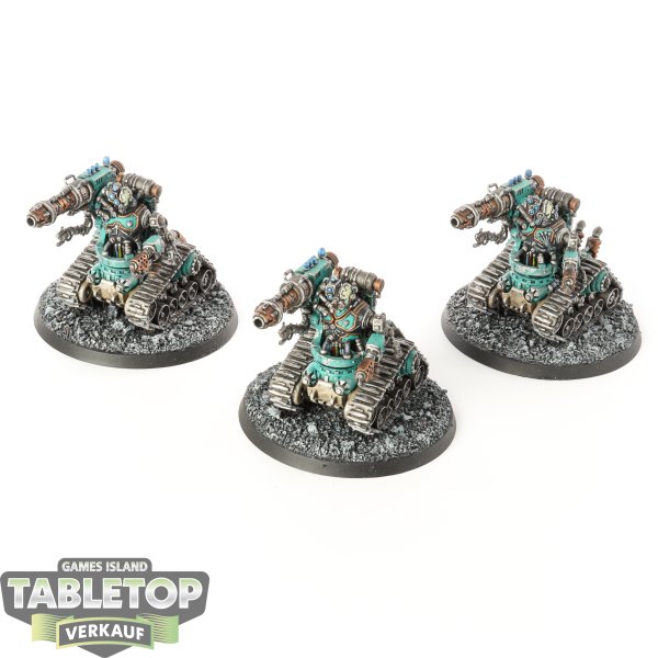 Adeptus Mechanicus - 3 x Kataphron Destroyers - gut bemalt