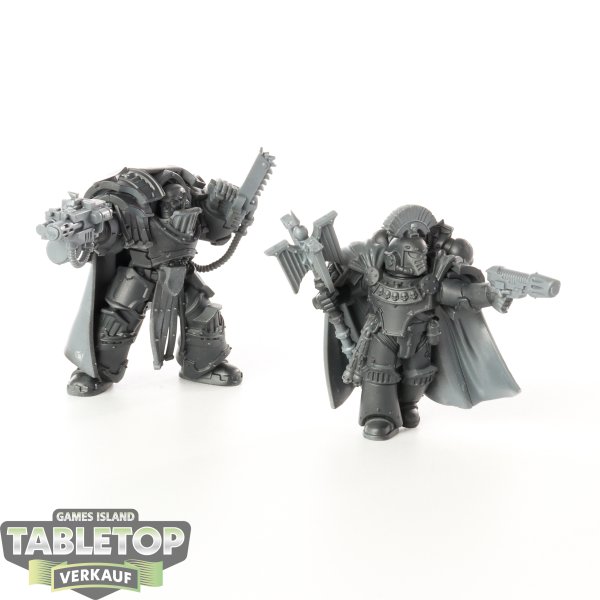 Horus Heresy - Legion Cataphractii Praetor & Chaplain Consul - teilweise bemalt