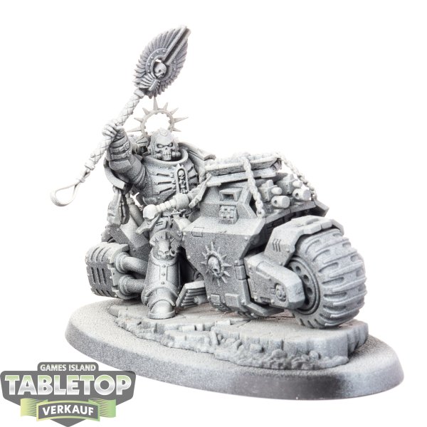 Space Marines - Chaplain on Bike - grundiert