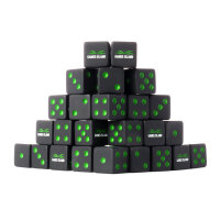 Games Island - 16 mm Square Corner W6 Würfel (25...