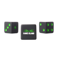 Games Island - 16 mm Square Corner W6 Würfel (25...