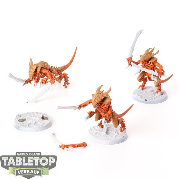 Tyraniden - 3x Tyranid Prime - teilweise bemalt