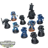 Space Marines - 10x Tactical Squad - teilweise bemalt