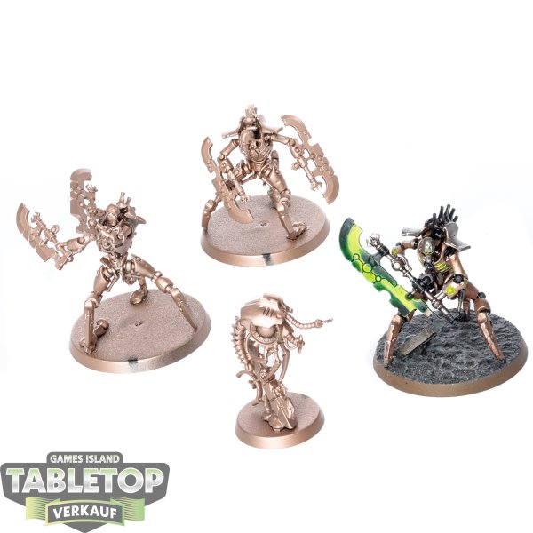 Necrons - 3 Skorpekh Destroyers & Plasmacyte - teilweise bemalt