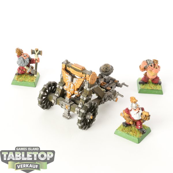 Warhammer Fantasy - Dwarf Rock Lobber - bemalt