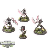 Necrons - 3x Skorpekh Destroyers - bemalt