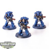 Space Marines - 3x Primaris Eradicators - bemalt