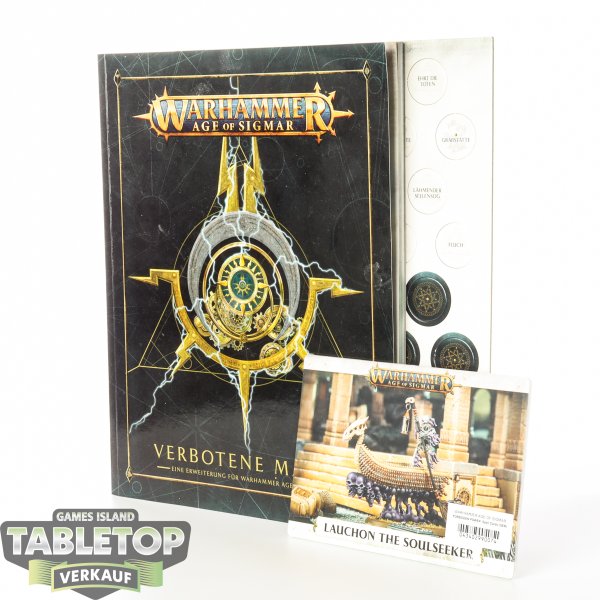 Age of Sigmar - Forbidden Power 2te Edition & Warscroll Cards, Tokens - deutsch