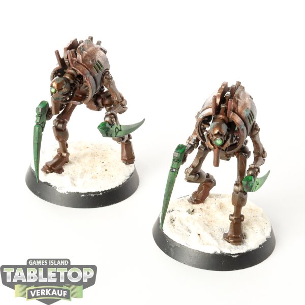 Necrons - 2x Cryptothralls - bemalt