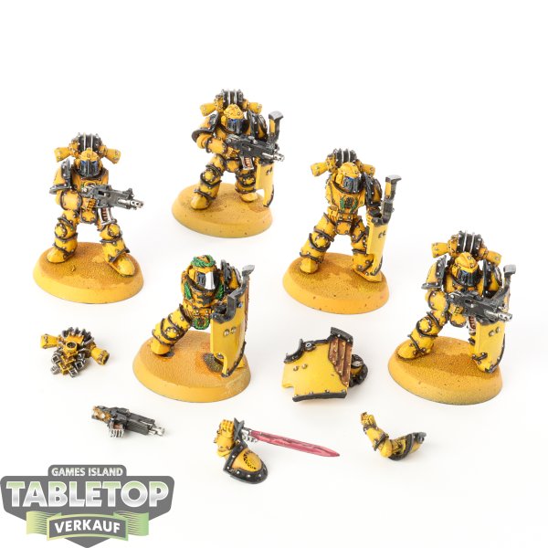 Horus Heresy - 5x Legion MKIII Breacher Siege Squad - bemalt