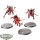 Tyraniden - 3 x Tyranid Warriors - bemalt