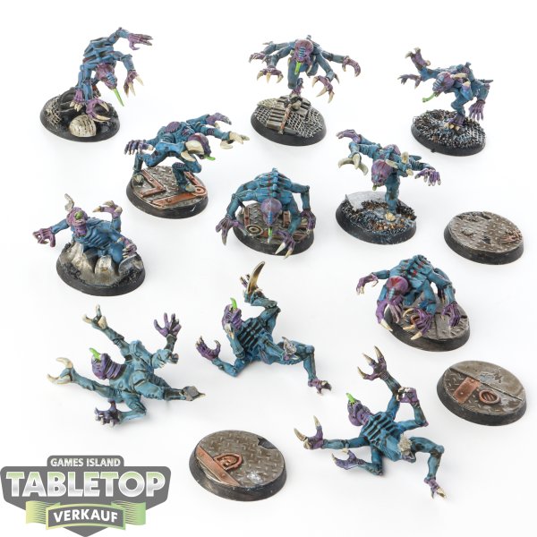 Genestealer Cults - 11x Genestealers (Classic) - bemalt