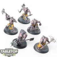 Genestealer Cults - 5x Aberrants - bemalt