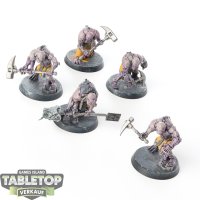 Genestealer Cults - 5x Aberrants - bemalt