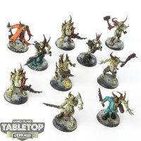 Death Guard - 10x Poxwalkers - bemalt