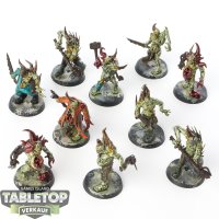 Death Guard - 10x Poxwalkers - bemalt