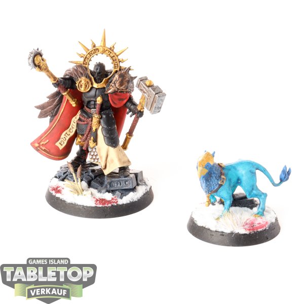 Stormcast Eternals - Lord Imperatant & Gryphhund - teilweise bemalt