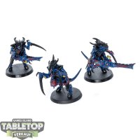 Tyraniden - 3 x Tyranid Warriors - bemalt