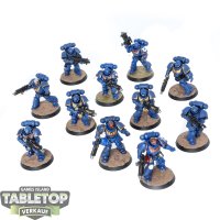 Space Marines - 11 Primaris Intercessors - teilweise bemalt