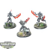 Necrons - 3x Skorpekh Destroyers - bemalt