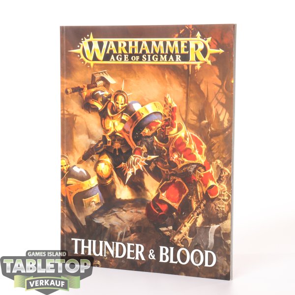 Age of Sigmar - Thunder & Blood Einsteiger Buch 1te Edition  - deutsch