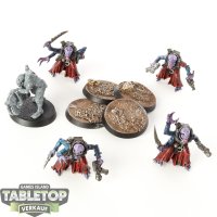 Genestealer Cults - 5 x Acolyte Hybrids - teilweise bemalt