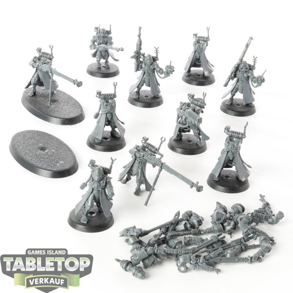 Adeptus Mechanicus - 10 x Skitarii Rangers - teilweise gebaut