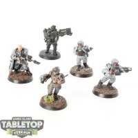 Astra Militarum - Cadian Command Squad klassisch - bemalt