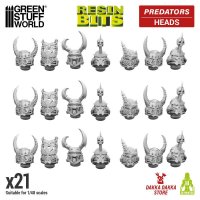 Green Stuff World - DakkaDakka - Predators - Heads