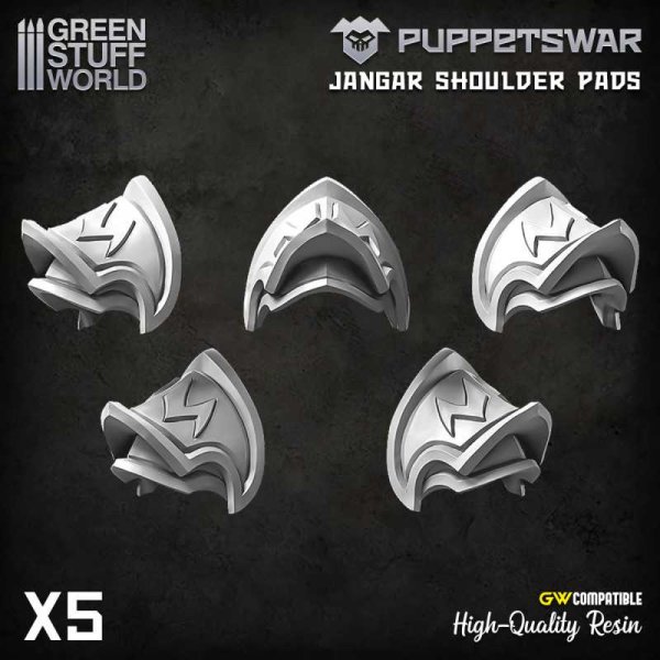 Green Stuff World - PuppetsWar -  Jangar Shoulder Pads