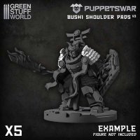 Green Stuff World - PuppetsWar -  Bushi Shoulder Pads V3