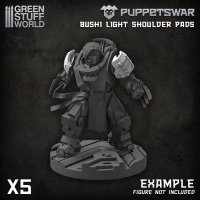 Green Stuff World - PuppetsWar - Bushi Light Shoulder Pads