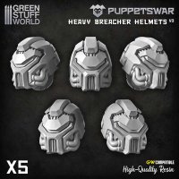 Green Stuff World - PuppetsWar - Heavy Breacher Helmets V3