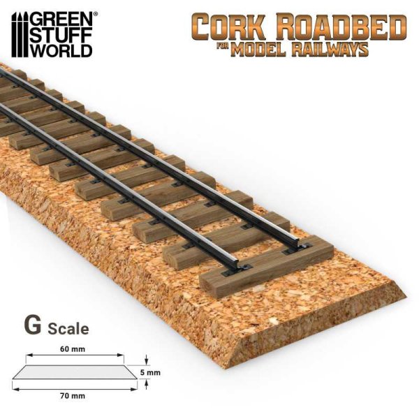 Green Stuff World - G Cork Roadbed