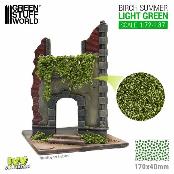 Green Stuff World - Ivy Foliage - Light Green Birch - Small