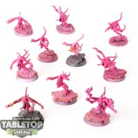 Chaos Daemons - 10 Pink Horrors of Tzeentch - teilweise...