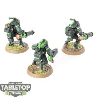 Tau Empire - 3 x XV25 Stealth Battlesuits - bemalt