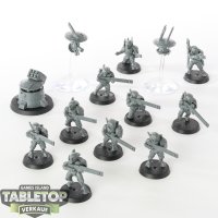 Tau Empire - 10 x Fire Warriors Strike Team - unbemalt