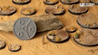 GamersGrass - Desert of Maahl Bases - Round 50mm (x3)