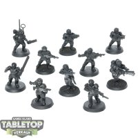 Astra Militarum - 10 Cadian Shock Troops, klassisch -...