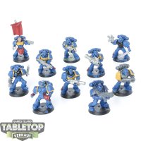 Space Marines - 10 Tactical Squad - teilweise bemalt