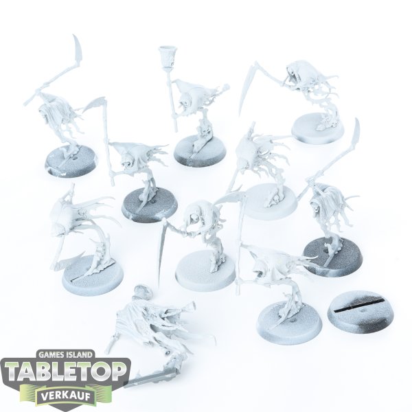 Nighthaunt - 10x Grimghast Reapers - grundiert