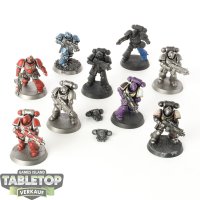 Space Marines - 9 x Primaris Intercessors - teilweise bemalt