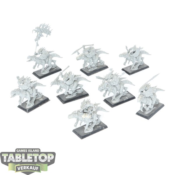 Seraphon - 8x Saurus Knights - klassisch - unbemalt