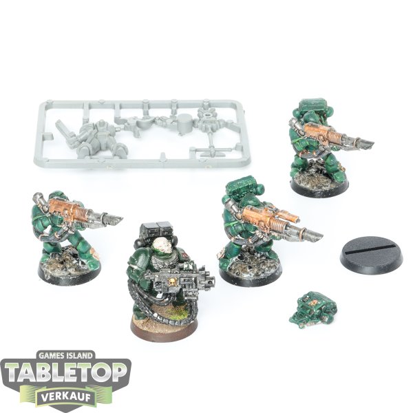 Dark Angels - 5 x Devastator Squad klassisch - teilweise bemalt