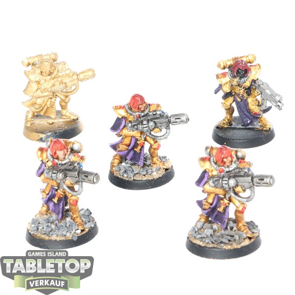 Adepta Sororitas - 5x Dominions(Classic) - bemalt