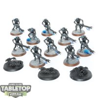 Necrons - 10 Necron Warriors & 3 Scarabs - teilweise...