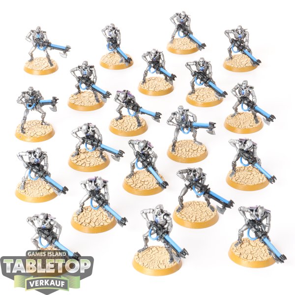 Necrons - 20 Necronkrieger - bemalt